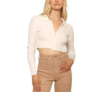 Molly Zip Front Top